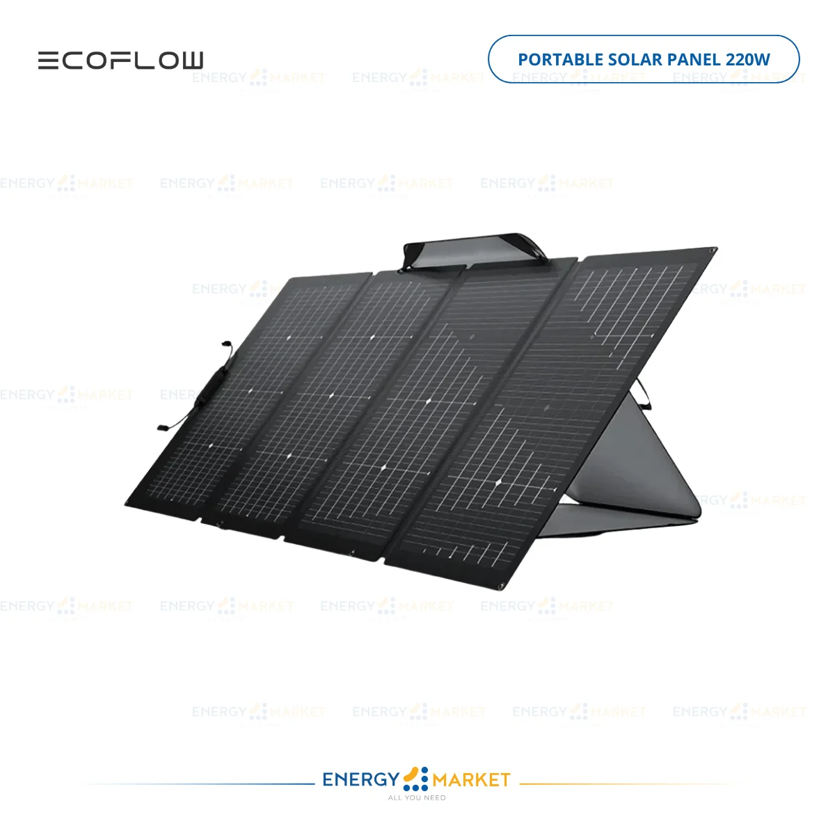 Panneau solaire bifacial portable EcoFlow 220W (MC4)
