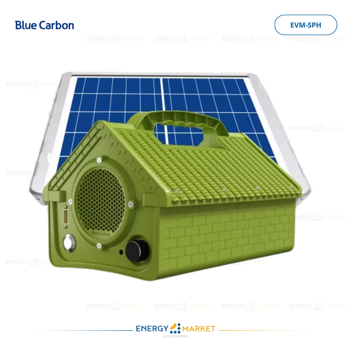 Blue Carbon Kit Solaire Smart Power House EVM-SPH | Mini Kit Solaire 160Wh