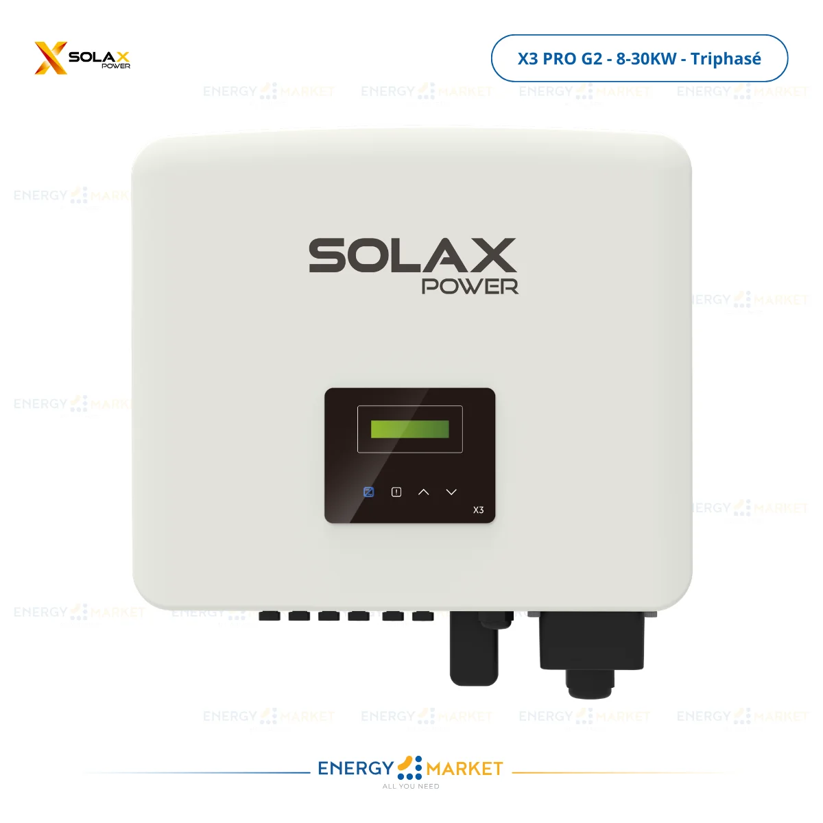 Onduleur Solaire Solax X3 PRO G2 – Triphasé (8 kW – 30 kW)