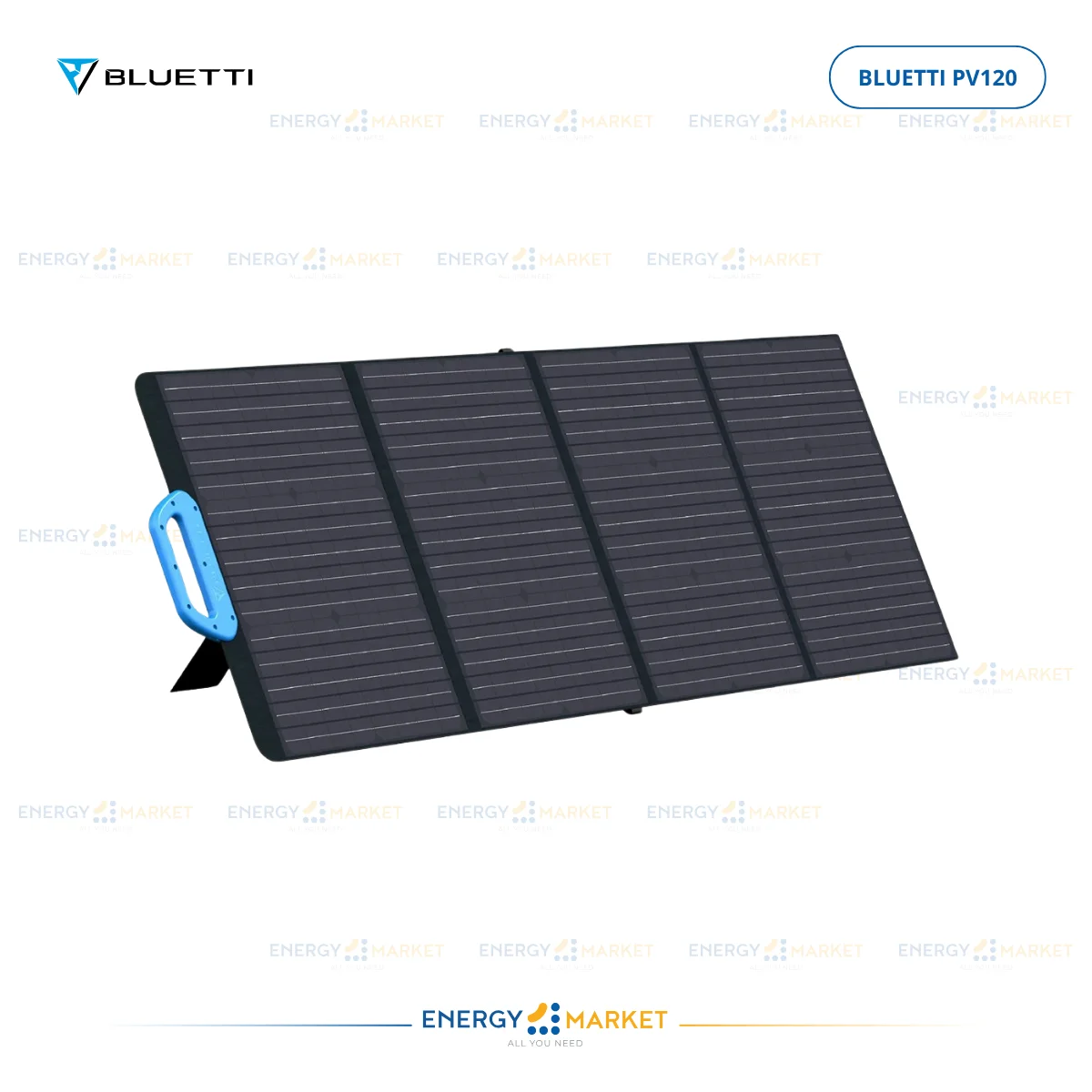 BLUETTI PV120 – Panneau solaire pliable 120W monocristallin SUNPOWER, haute efficacité 23%