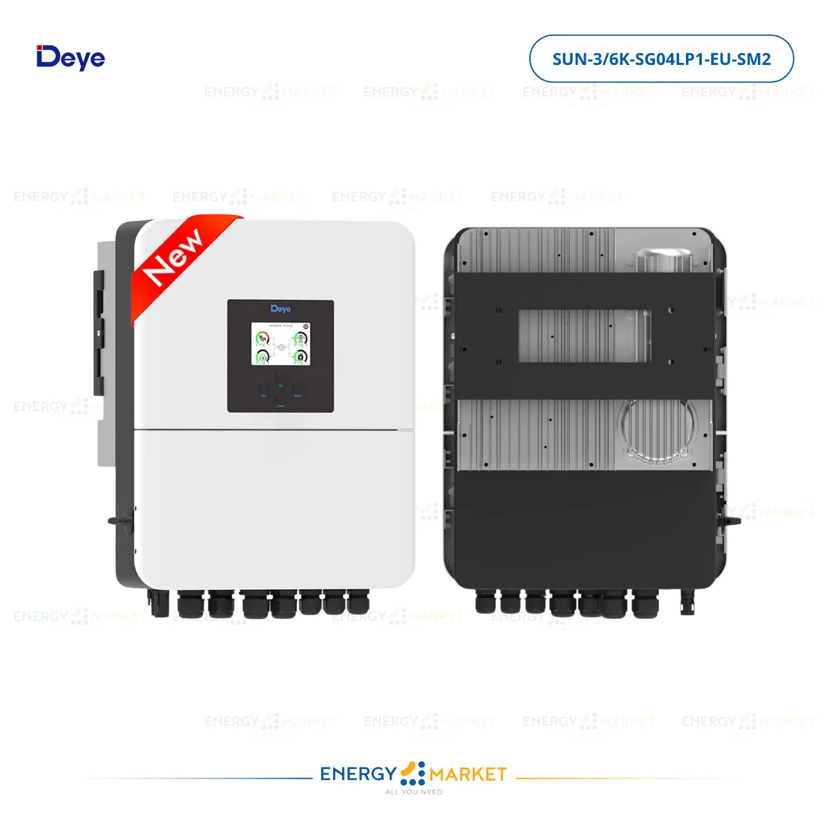 ONDULEUR HYBRIDE DEYE SUN 3KW-5KW-6KW-SG04LP1-EU-SM2