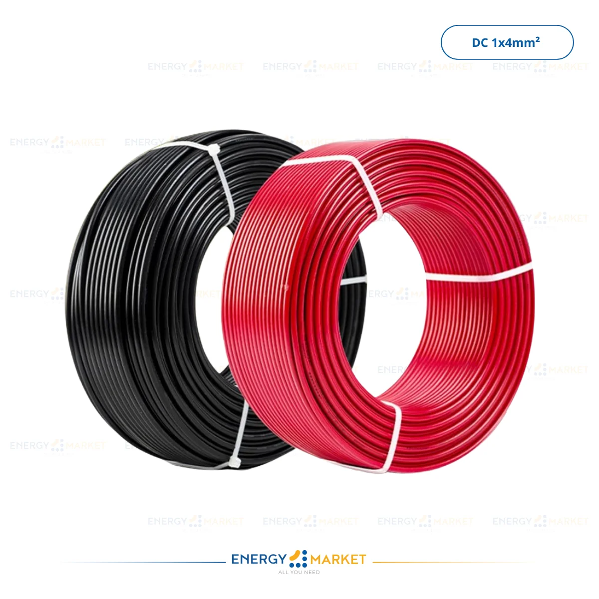 Cable Solaire DC 1x4mm² – Cable PV Haute Qualité