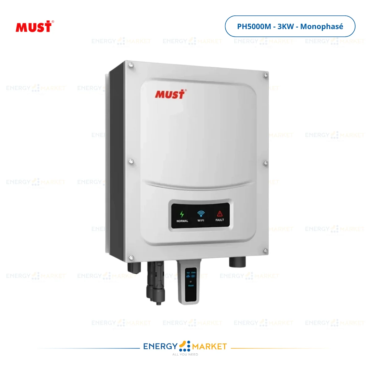 Onduleur d’Injection Monophasé MUST ON-GRID PH5000 3kW