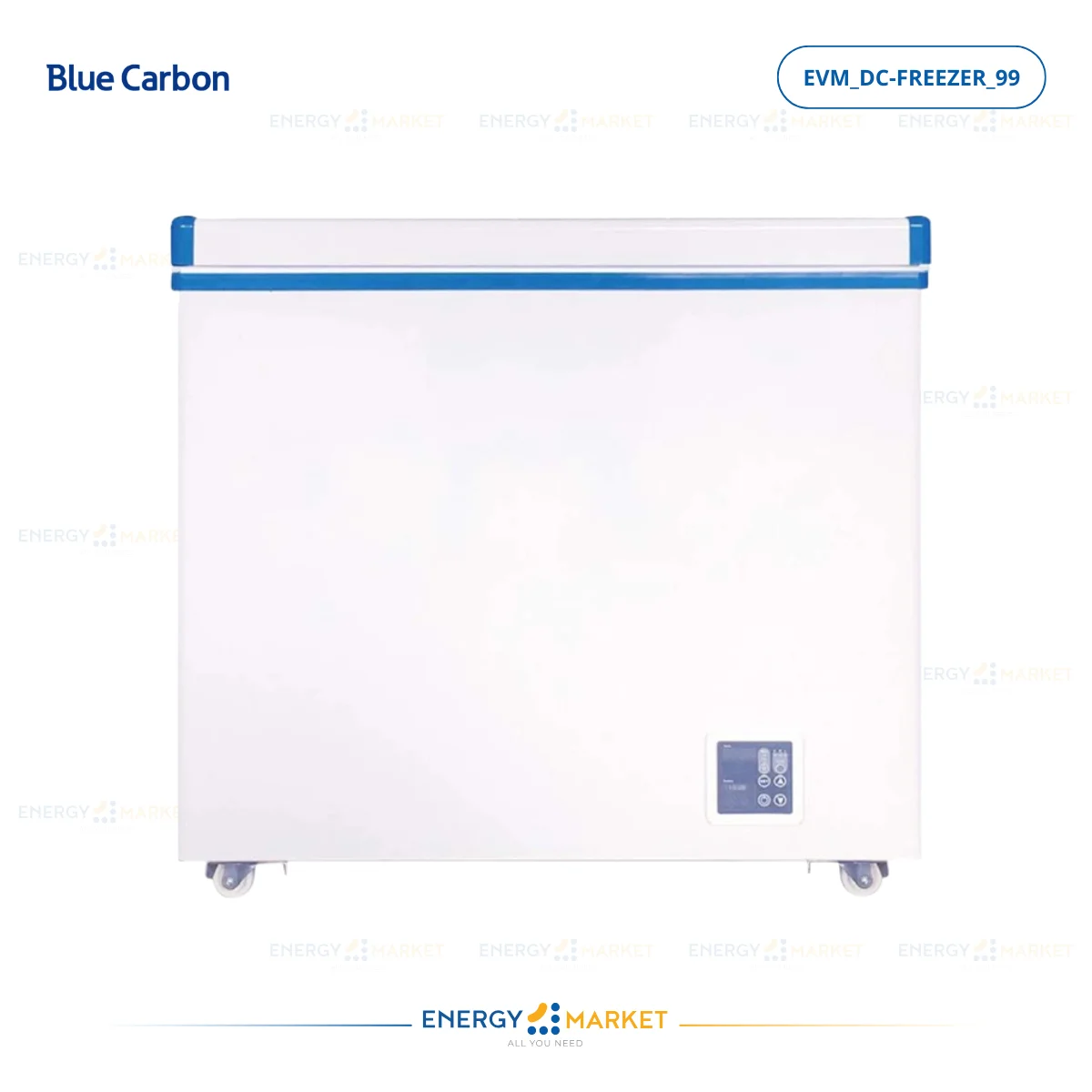 Blue Carbon Réfrigérateur Solaire 12V 99L | Congélateur Portable DC