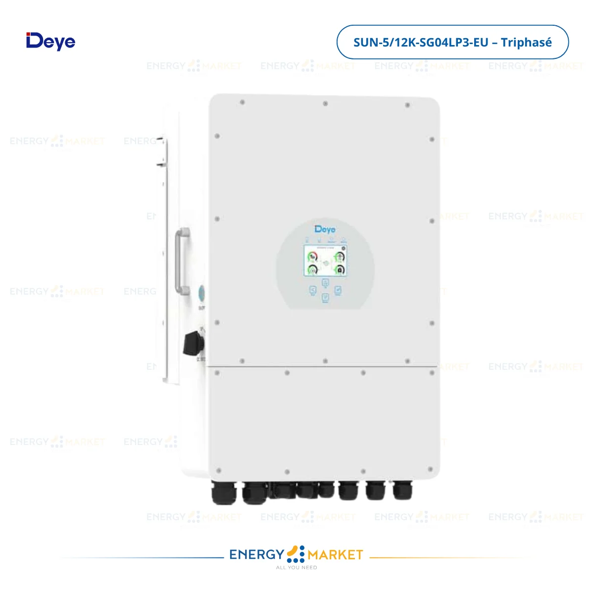 Onduleur DEYE SUN-12K-SG04LP3-EU – Triphasé